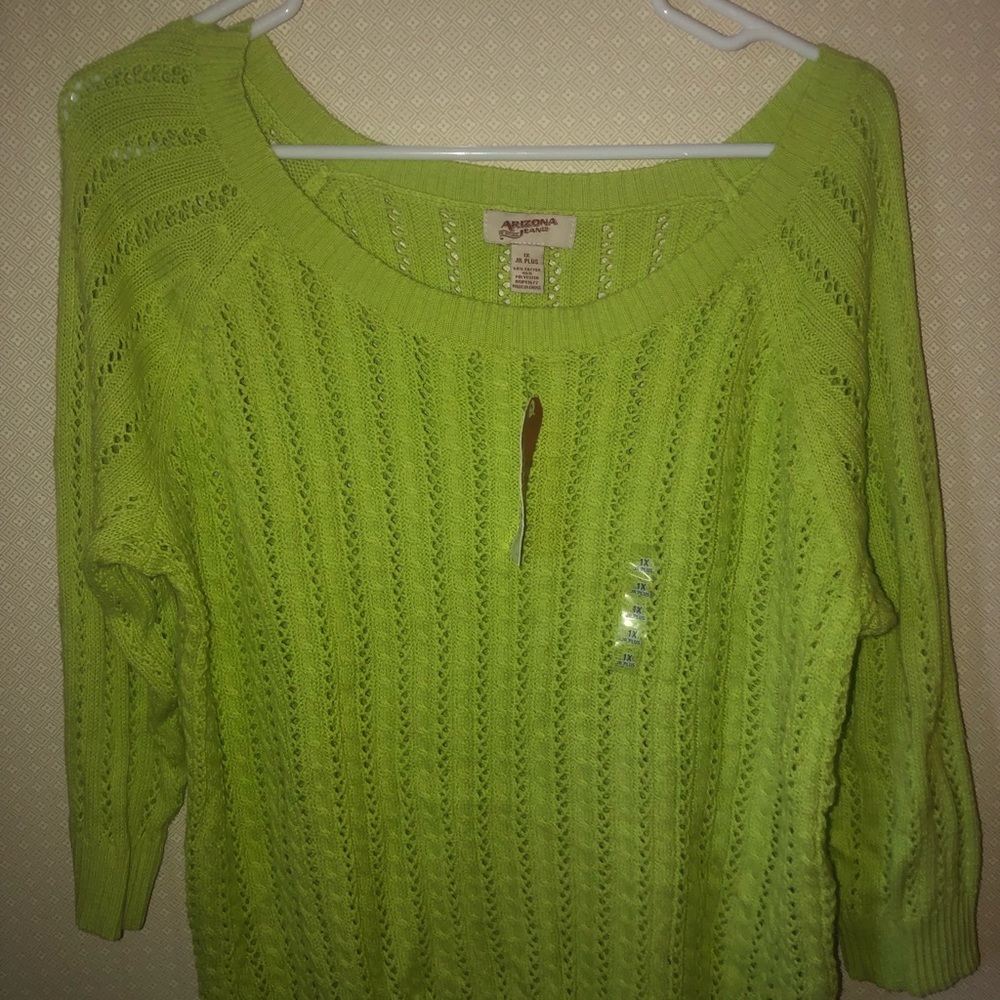 Arizona JR plus 3/4 sleeve sweater